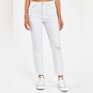 Daze Denim Daily Driver Skinny Straight Jean 24/ White